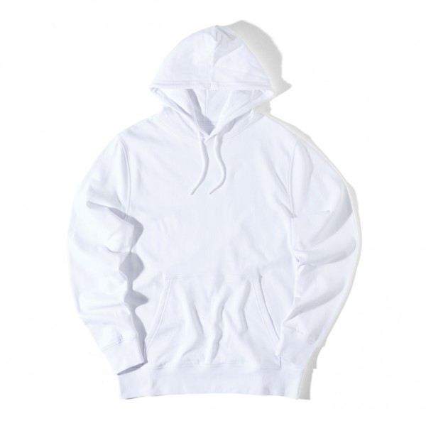 IQONIQ Rila Lightweight Hoodie aus recycelter Baumwolle, recycled white S