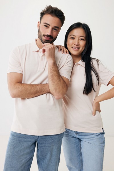 IQONIQ Yosemite Piqué-Poloshirt aus recycelter Baumwolle, cloud pink XXXL