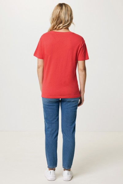 IQONIQ Yala Damen T-Shirt aus recycelter Baumwolle, luscious red XL