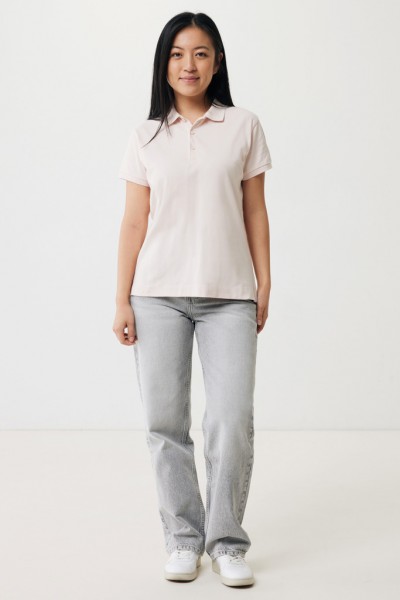IQONIQ Yosemite Damen Piqué-Poloshirt aus rec. Baumwolle, cloud pink XXS