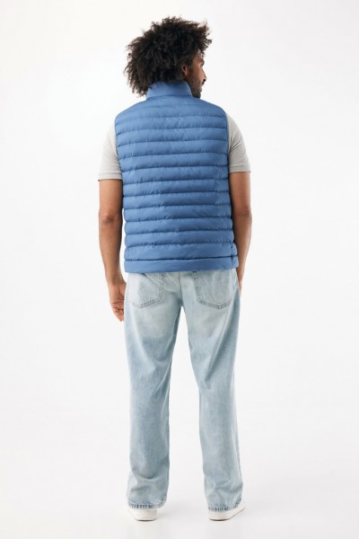 IQONIQ Meru Herren Bodywarmer aus recyceltem Polyester, moon blue XL