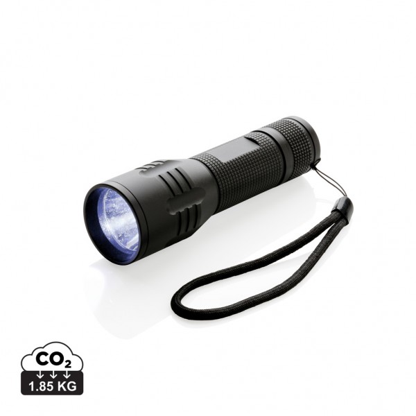 3W Cree Taschenlampe, schwarz