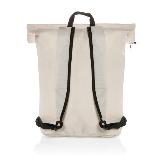Dillon AWARE™ RPET faltbarer Lightweight-Rucksack, off white