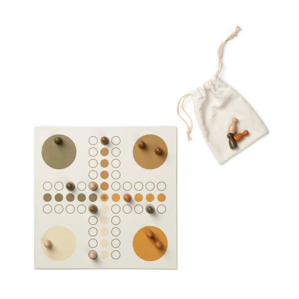 VINGA Coffee-Table Spielesammlung, braun