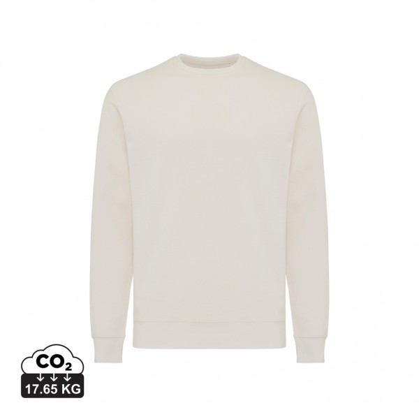 IQONIQ Etosha Lightweight Sweater aus recycelter Baumwolle, ivory white S