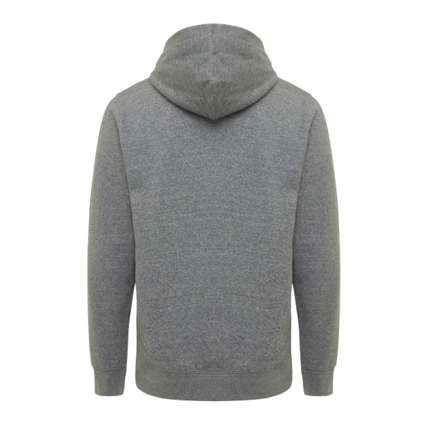 IQONIQ Yengo Hoodie mit Seitentaschen aus rec. Baumwolle, light heather anthracite L