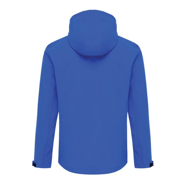 IQONIQ Makalu Herren Softshelljacke aus recyceltem Polyester, Königsblau S