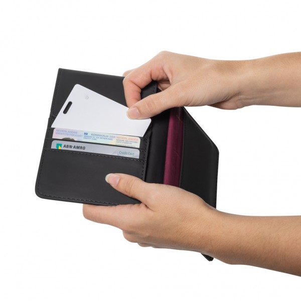 Findit RCS rABS wiederaufladbare Ultra-Thin Tracker-Karte, weiß