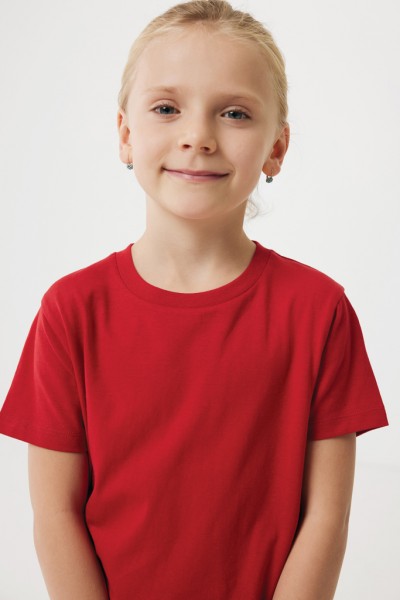 IQONIQ Koli Kids T-Shirt aus recycelter Baumwolle, rot 78