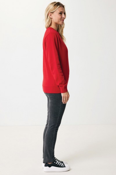 IQONIQ Etosha Lightweight Sweater aus recycelter Baumwolle, rot XS