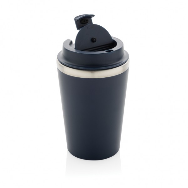 Java 350ml RCS recycelter doppelwandiger Becher, navy blau