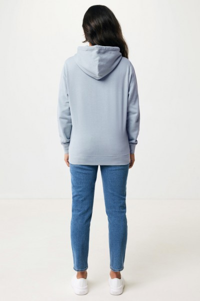 IQONIQ Rila Lightweight Hoodie aus recycelter Baumwolle, sky blue S