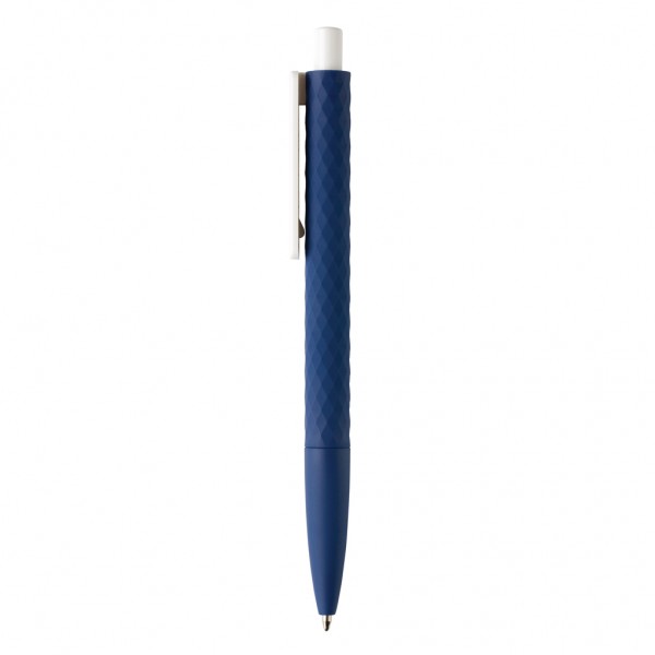 X3-Stift mit Smooth-Touch aus RCS recyceltem ABS, navy blau