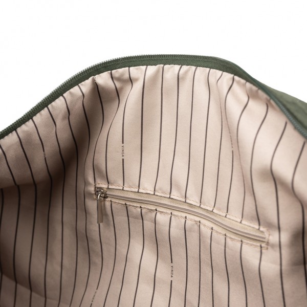 VINGA Marlow Wochenendtasche RCS aus recyceltem Polyester, grün