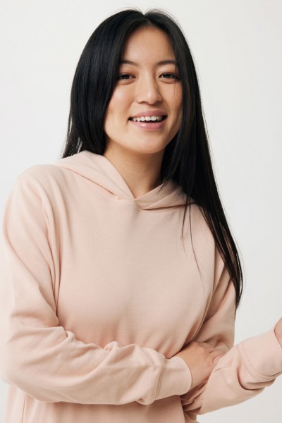 IQONIQ Yengo Hoodie mit Seitentaschen aus rec. Baumwolle, peach nectar XL