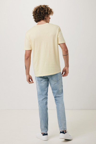 IQONIQ Brett T-Shirt aus recycelter Baumwolle, cream yellow L