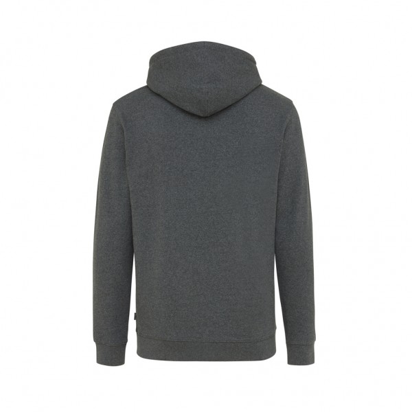 IQONIQ Torres ungefärbter Hoodie aus recycelter Baumwolle, heather anthracite XL