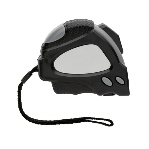 Auto-Stop-Maßband aus recyceltem Kunststoff, 5m/19mm, schwarz