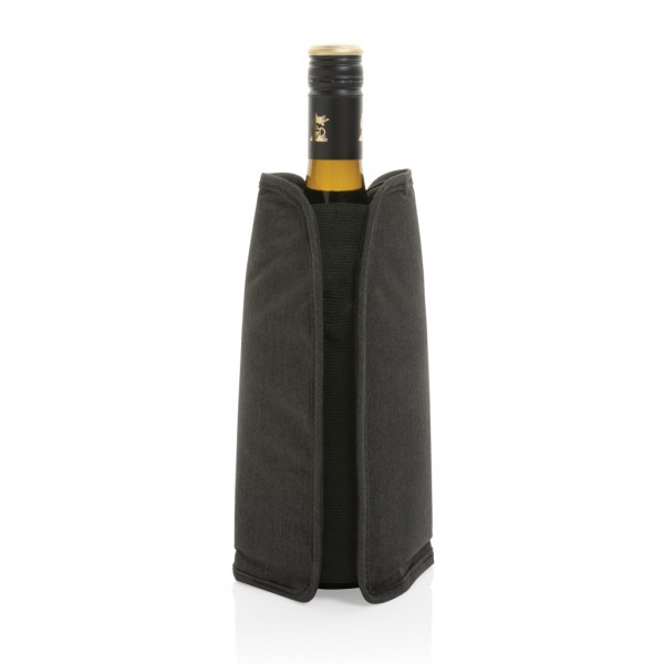Vino AWARE™ rPET Weinkühler-Sleeve, schwarz