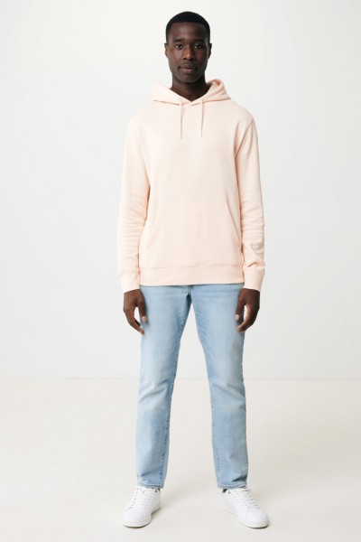 IQONIQ Rila Lightweight Hoodie aus recycelter Baumwolle, cloud pink M