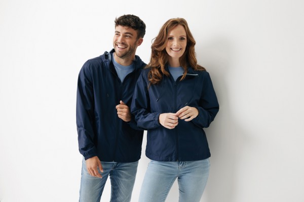 IQONIQ Logan Lightweight Jacke aus recyceltem Polyester, navy blau XXS
