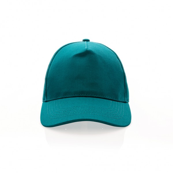 Impact 5 Panel Kappe aus 280gr rCotton mit AWARE™ Tracer, verdigris