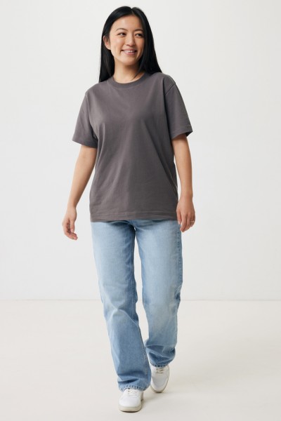 IQONIQ Kakadu relaxed T-Shirt aus recycelter Baumwolle, anthrazit XS