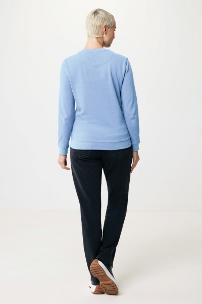 IQONIQ Zion Rundhals-Sweater aus recycelter Baumwolle, sky blue L