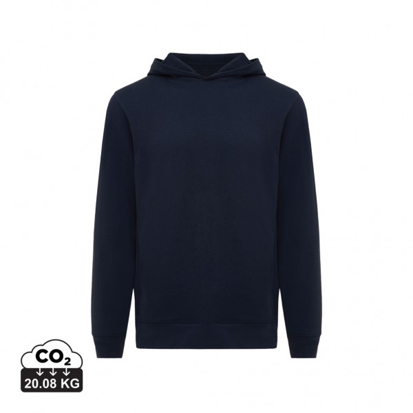 IQONIQ Yengo Hoodie mit Seitentaschen aus rec. Baumwolle, navy blau 4XL