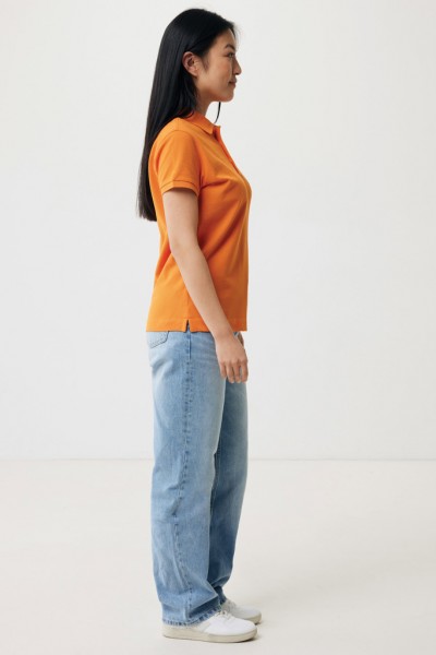 IQONIQ Yosemite Damen Piqué-Poloshirt aus rec. Baumwolle, orange L
