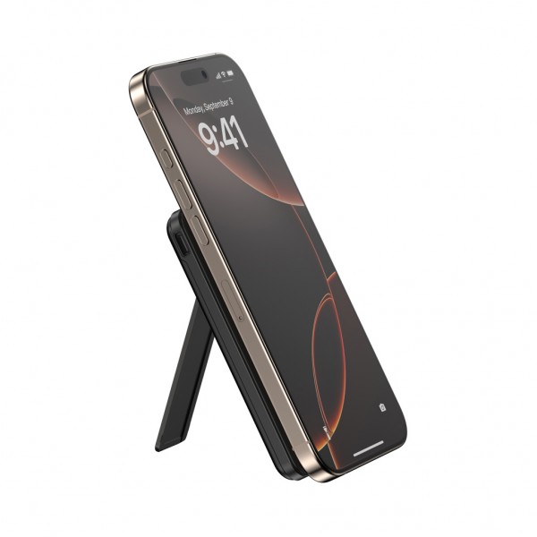 Urban Vitamin Redwood 5-in-1 5.000mAh 20W PD magn. Powerbank, schwarz