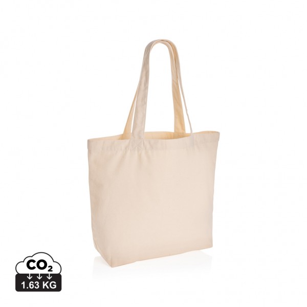 Impact Aware™ 240g/m² rcCanvas Shopper + Tasche, ungefärbt, off white