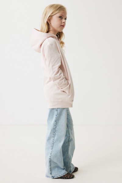 IQONIQ Yengo KidsHoodie mit Seitentaschen aus rec. Baumwolle, cloud pink 910