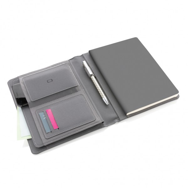 Impact AWARE™ RPET A5 Portfolio, anthrazit