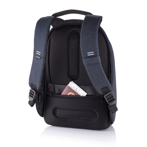 Bobby Hero Small Anti-Diebstahl-Rucksack, navy blau