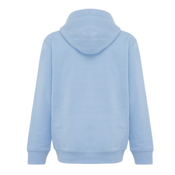 IQONIQ Yengo KidsHoodie mit Seitentaschen aus rec. Baumwolle, sky blue 56