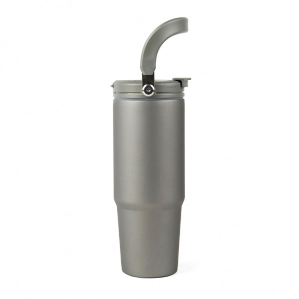 VINGA Eos Trek 880ml Flasche aus RCS rec. Stainless-Steel, grau