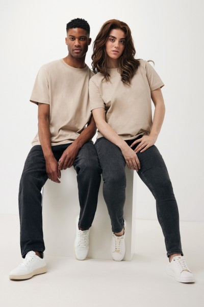 IQONIQ Kakadu relaxed T-Shirt aus recycelter Baumwolle, desert XL