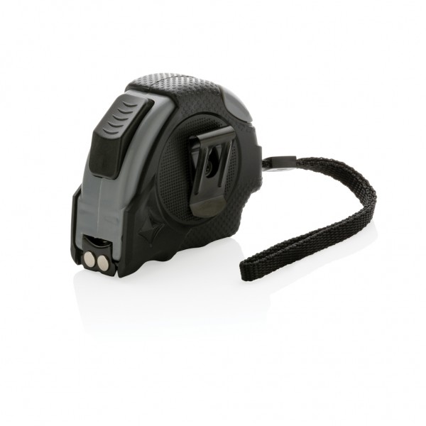 Auto-Stop-Maßband aus recyceltem Kunststoff, 3m/16mm, schwarz