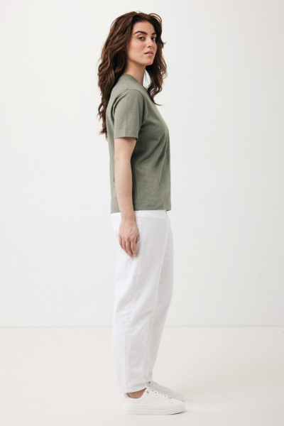 IQONIQ Teide T-Shirt aus recycelter Baumwolle, heather green S