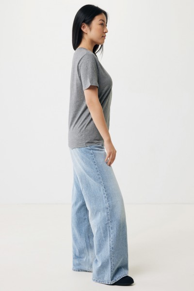 IQONIQ Brett T-Shirt aus recycelter Baumwolle, light heather anthracite L