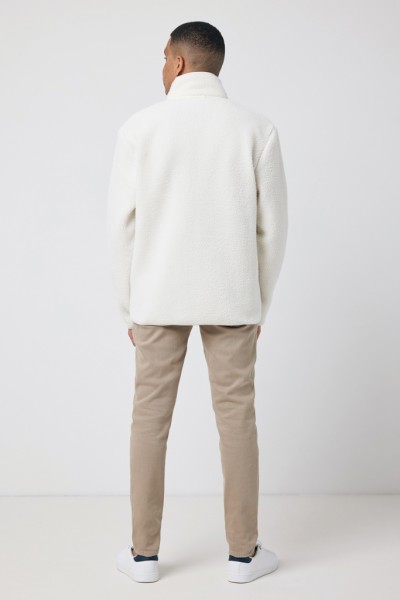 IQONIQ Diran Fleecejacke aus recyceltem Polyesterflor, neutral XXS
