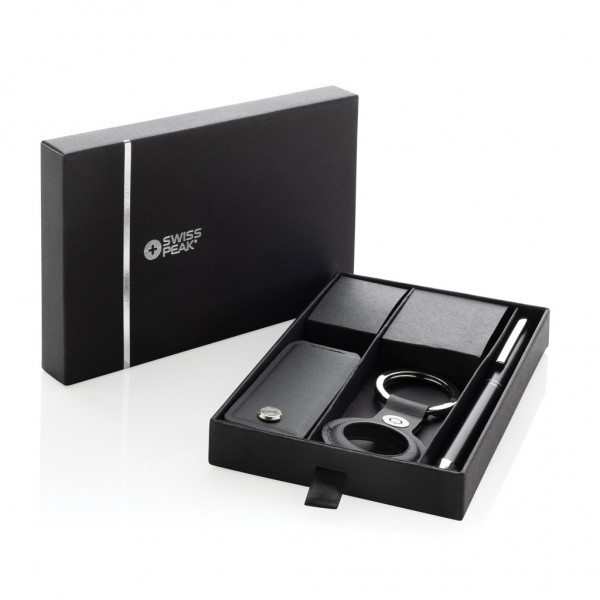 Swiss Peak Tula 3-tlg. Set aus RCS rec. Materialien, schwarz