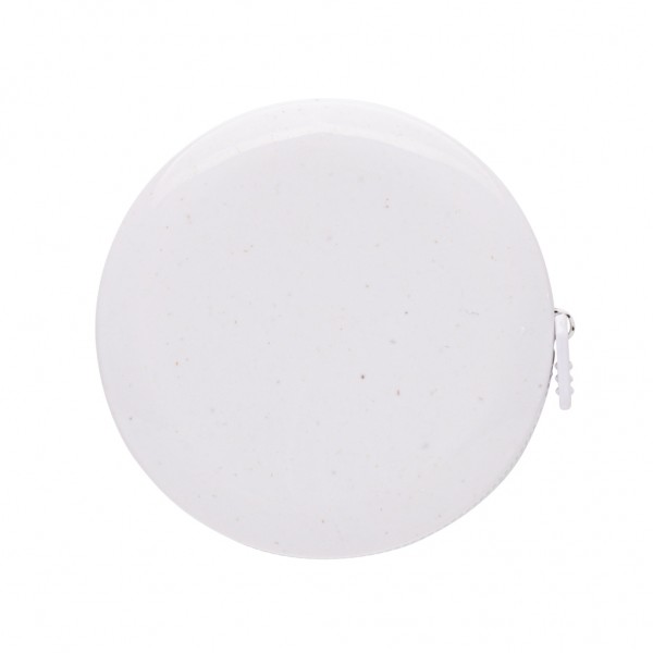 Schneiderband aus RCS recyceltem Kunststoff, weiß