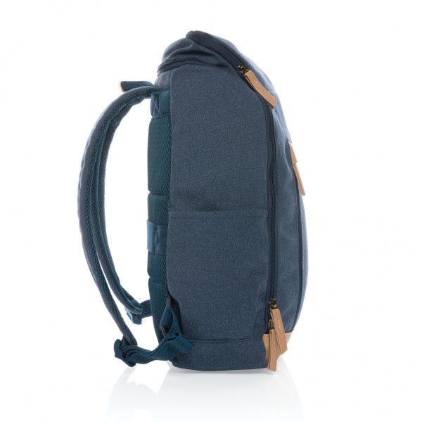 Impact AWARE™ 16 oz. r recyceltem canvas 15` Laptop-Rucksack, blau