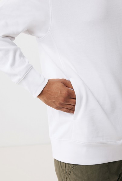 IQONIQ Yengo Hoodie mit Seitentaschen aus rec. Baumwolle, recycled white XXS