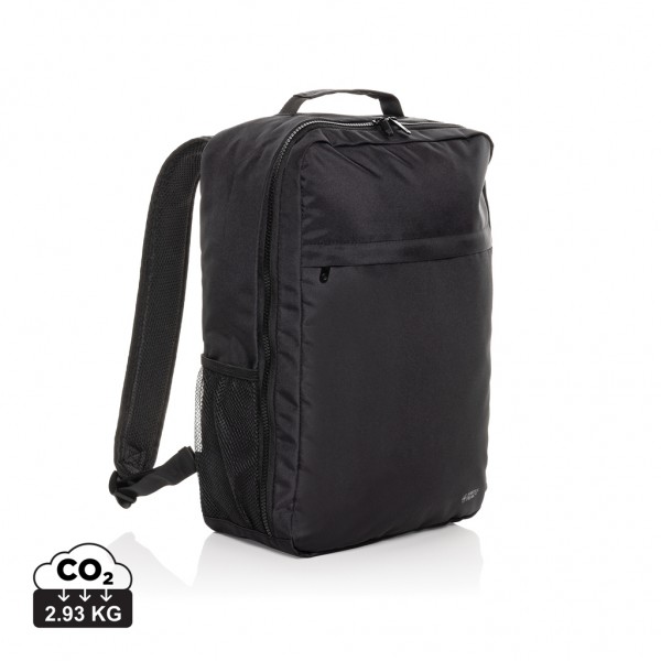 Swiss Peak Aware™ RPET Essential 15.6` Laptop-Rucksack, schwarz