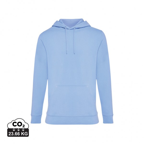 IQONIQ Jasper Hoodie aus recycelter Baumwolle, sky blue XXS