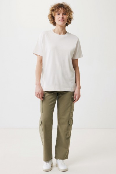 IQONIQ Kakadu relaxed T-Shirt aus recycelter Baumwolle, ivory white XS
