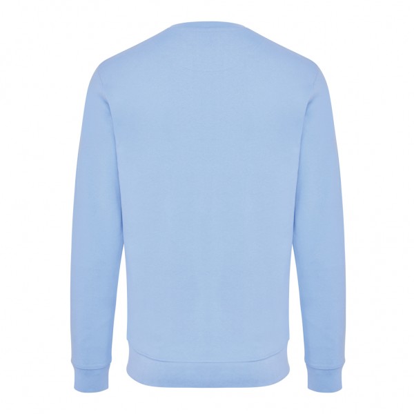 IQONIQ Zion Rundhals-Sweater aus recycelter Baumwolle, sky blue XL